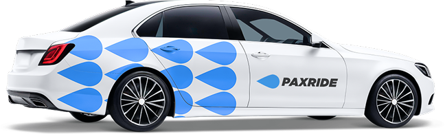 Luxury car for scalable airport transfers by PaxRide, enhancing business travel for OTAs and global travel firms.